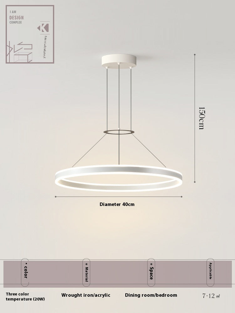 Creative Commercial Round Restaurant Chandelier