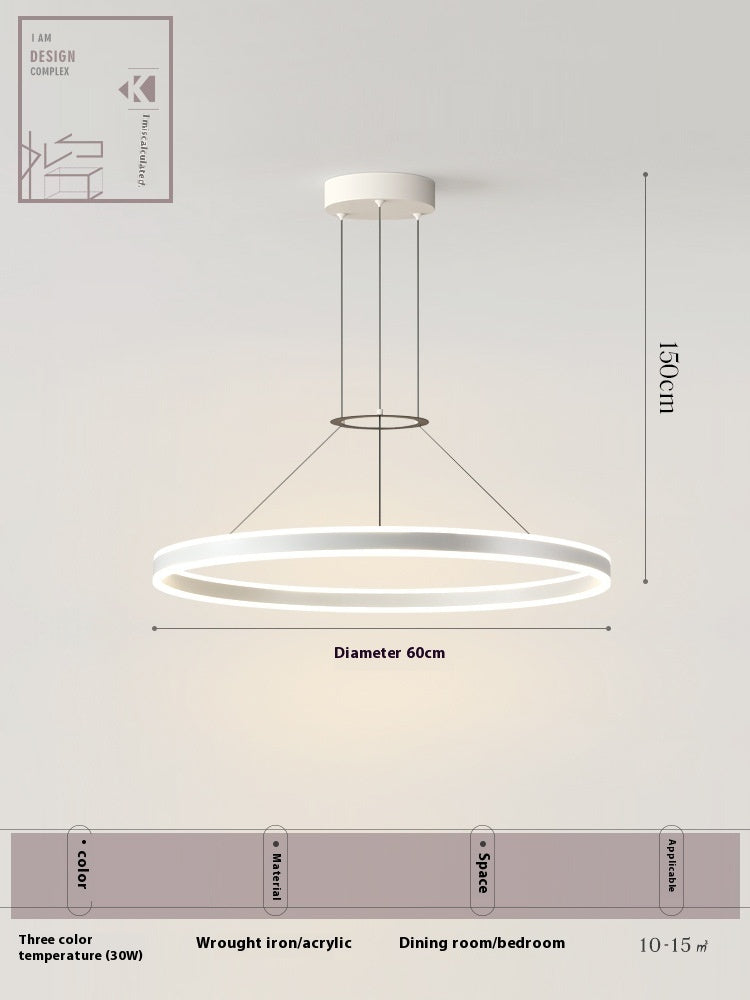 Creative Commercial Round Restaurant Chandelier
