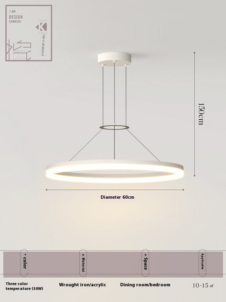 Creative Commercial Round Restaurant Chandelier
